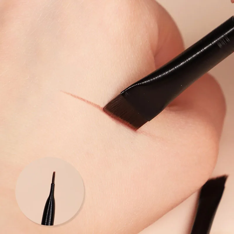 Кисти для макияжа с синтетическим ворсом угловая кисть контура бровей