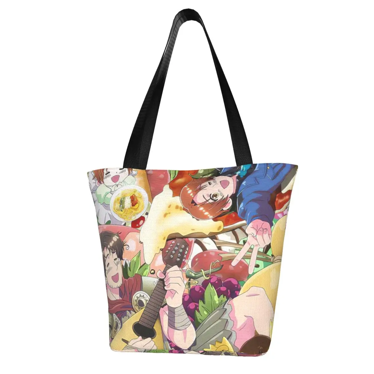 Axis Power Hetalia Shopping Bag Aesthetic Cloth Outdoor Handbag Female Fashion Bags
