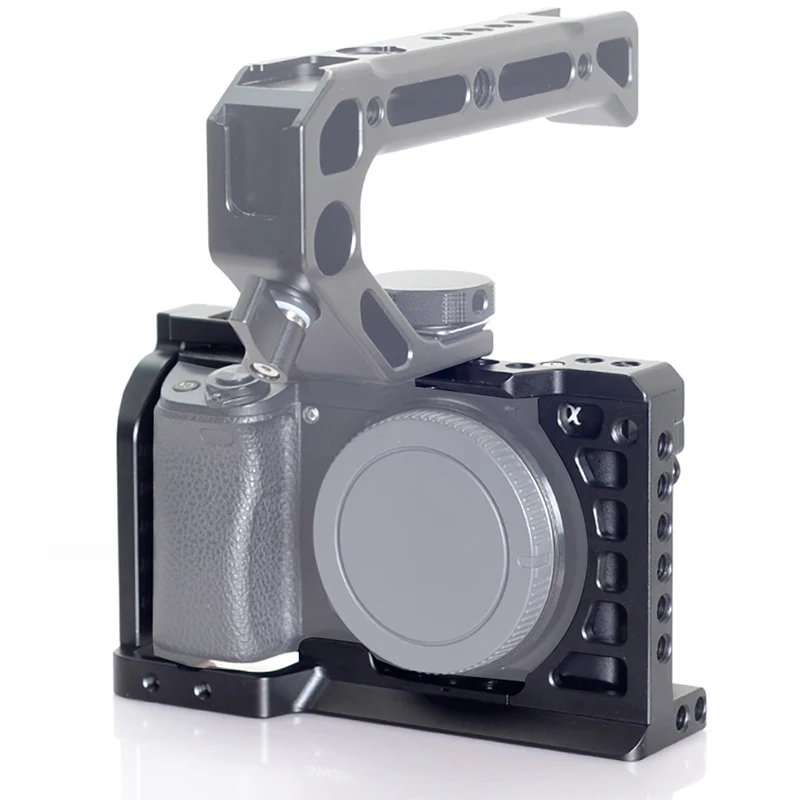 

Camera Protective Cover Case Professional Frame Video Stabilizer Mount Full Camera Cage for Sony a6 Series