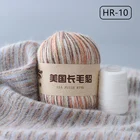 Прямая поставка, 50 + 20 гкомпл. длинная плюшевая норковая кашемировая пряжа, качественная ручная вязка, подходит для женщин