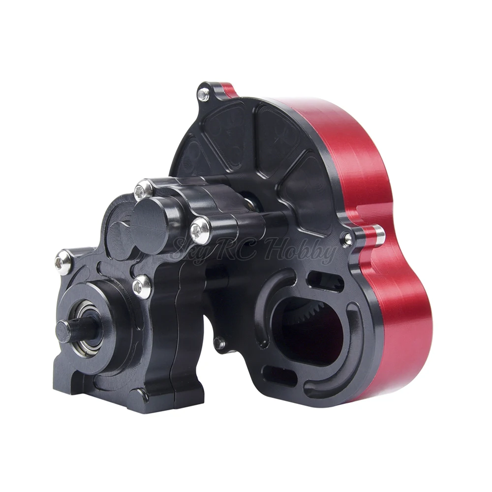 Complete Metal SCX10 Gearbox Transmission Box with Gear for 1/10 RC Crawler Axial Upgrade Car Parts | Игрушки и хобби