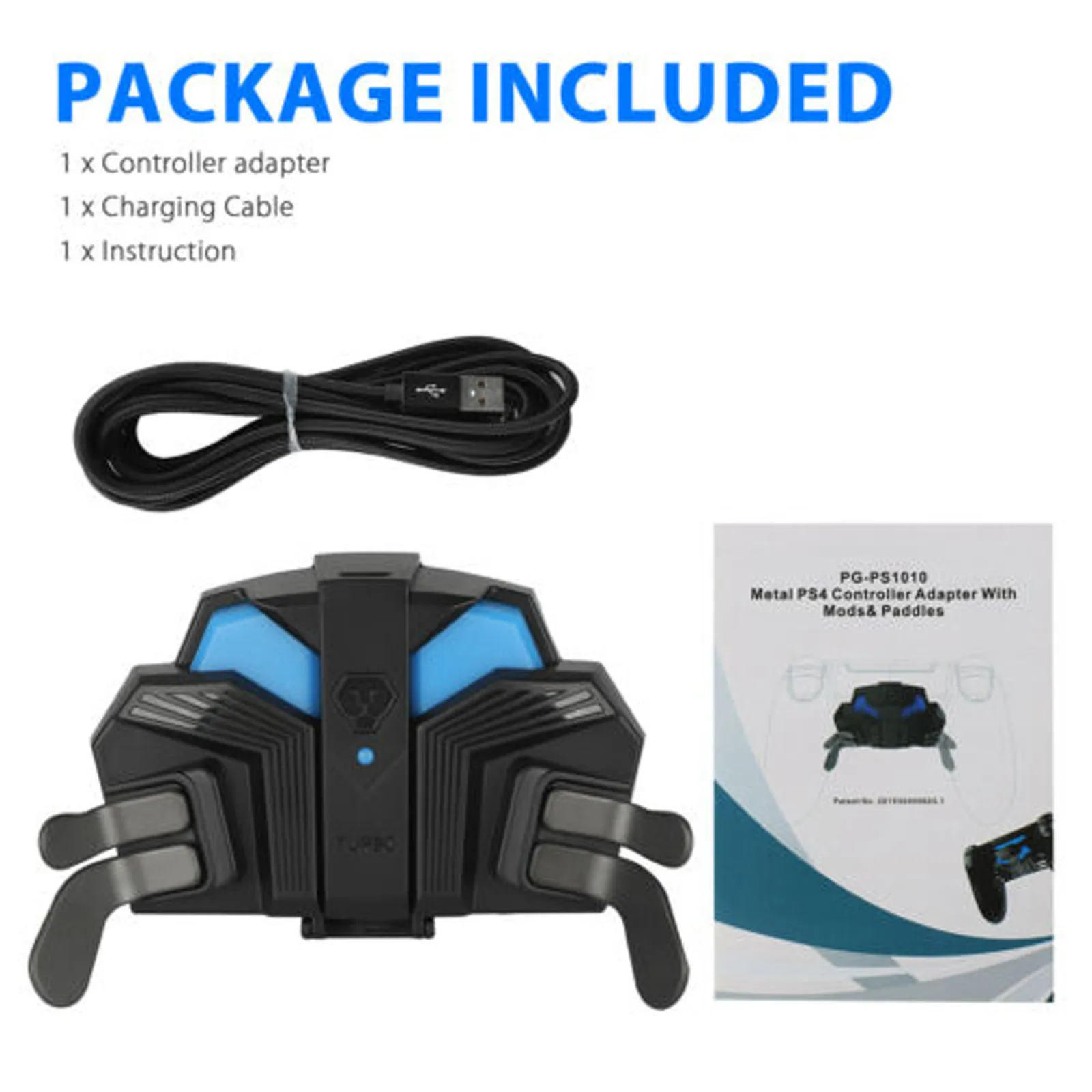 

FPS Dom-inator Controller Adapter With MODS & Paddles Black For Sony PS4 Slim/Pro Controller Controller Adapter Game Accs