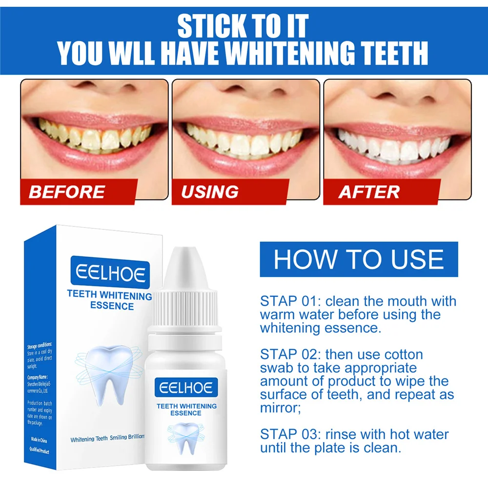 

Teeth Whitening Essence Powder Clean Oral Hygiene Whiten Teeth Remove Plaque Stains Fresh Breath Oral Care Serum Gel Dental Tool