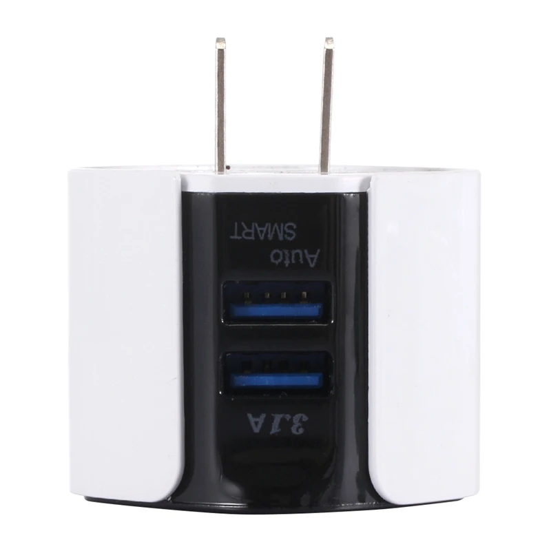 3.1a двойной Usb синий светодиодный свет телефон зарядное устройство адаптер