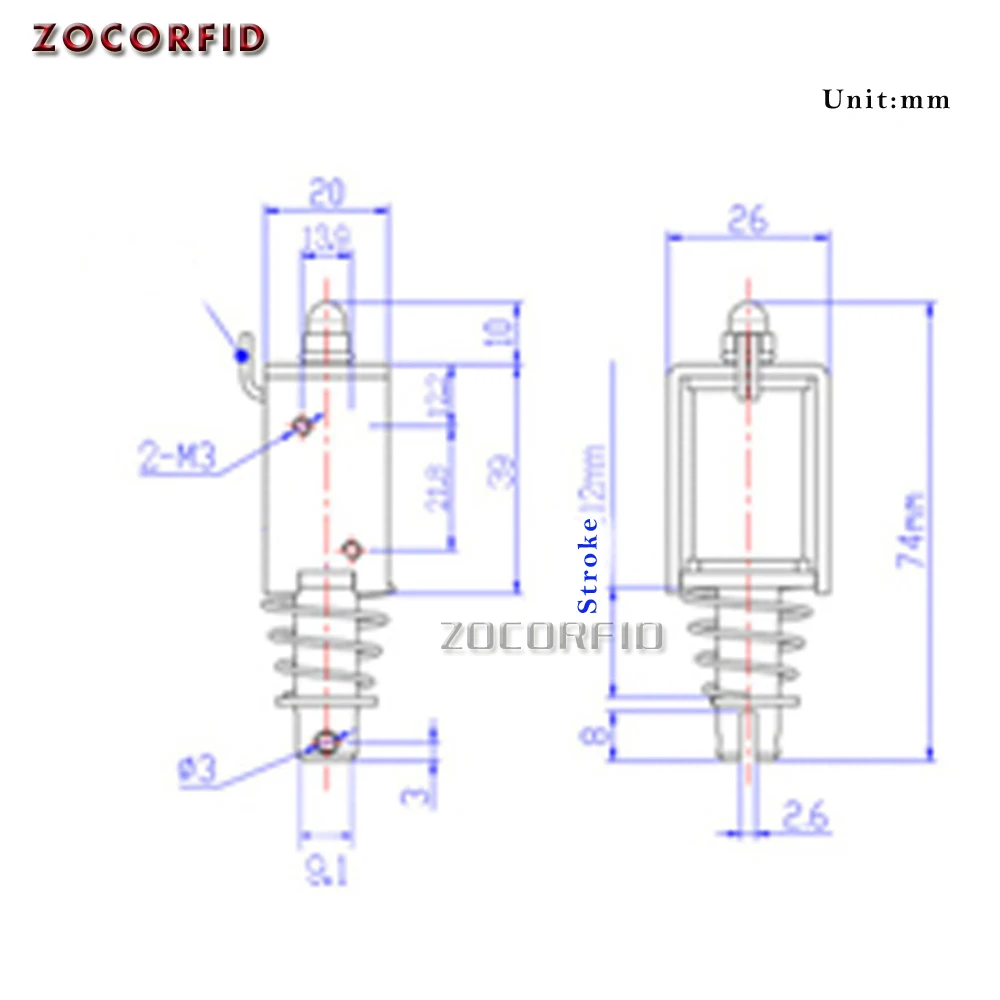 1039B DC Push Pull Open Frame мини клапан электромагнитный привод Тяговый