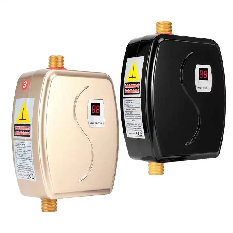 Портативный водонагреватель с мгновенным нагревом светодиодный ным цифровым