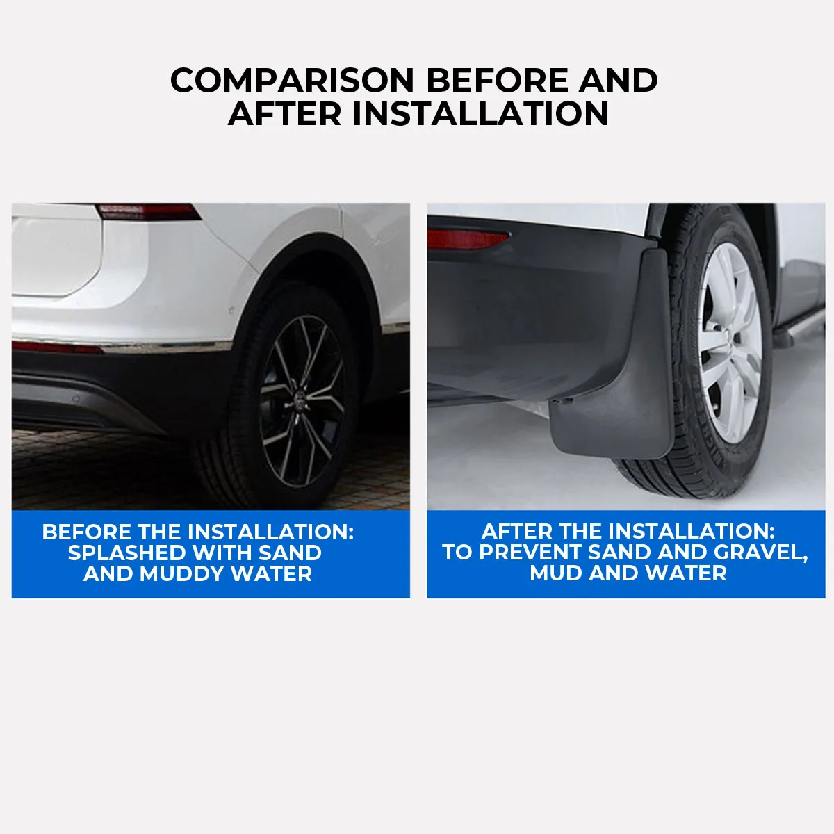 

Audew new 4Pcs Car Mud Flaps Splash Guard Fender Mudguard For Honda Civic 2021 Mudflaps for Civic Hatchback 2020-2021