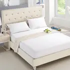 Постельное белье для пар, домашний текстиль, наматрасник, простыня с резинкой, хлопок, однотонная, двойная, двуспальная, 180 Х200