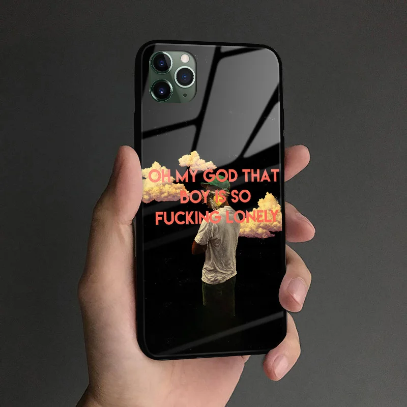 Слоган Tyler the Creator Trend мягкий силиконовый стеклянный чехол для телефона iPhone 6 6s 7 8 Plus