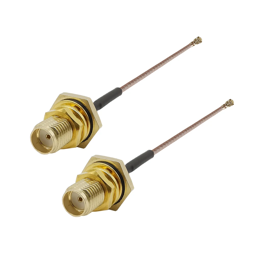 IPX/u. fl к SMA Женская перегородка с уплотнительным кольцом прямой разъем RG178