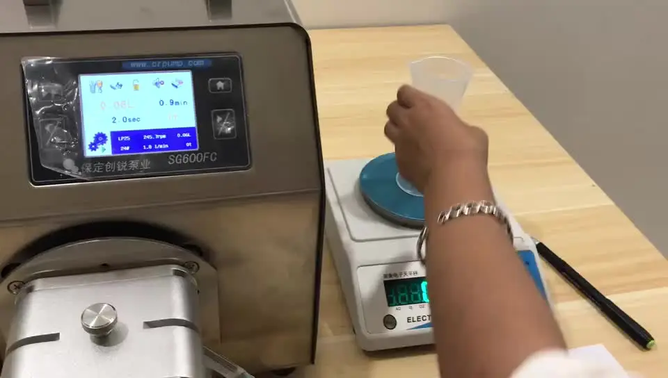 

Chuangrui Low Pulsation High Precision Bottle Filling Peristaltic Pump System