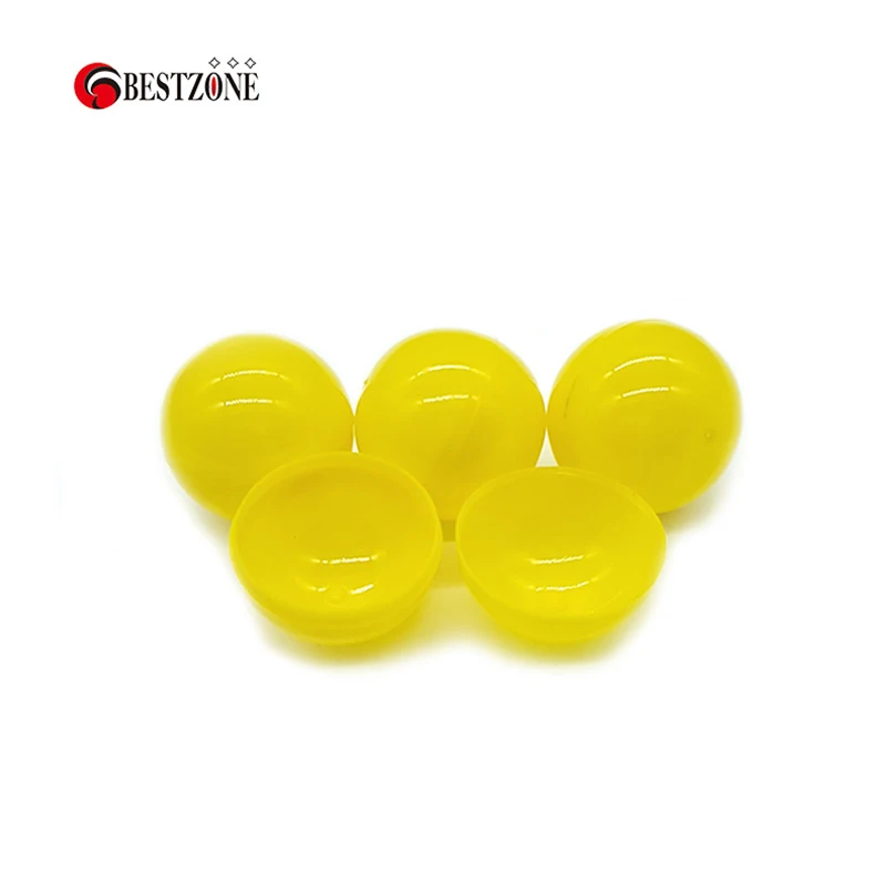 

200Pcs/Lot Diameter 40MM Yellow Plastic Toy Capsules Surprise Balls Eggshell Can Open And Close Container For Vending Machine