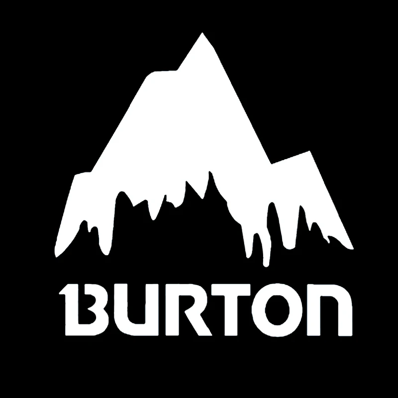 

16*15.7cm Burton Mountain Ski Snowboards Vinyl Funny Car Window Bumper Novelty JDM Drift Vinyl Decal Sticker