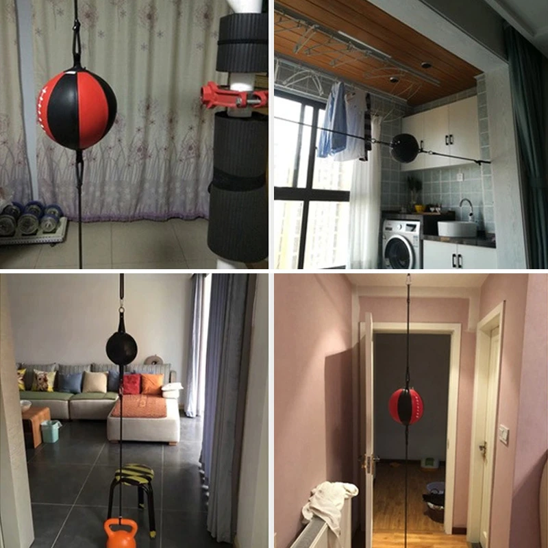 Скорость мяч Фитнес боксерская груша PU пробивание надувные Муай Тай поворотный