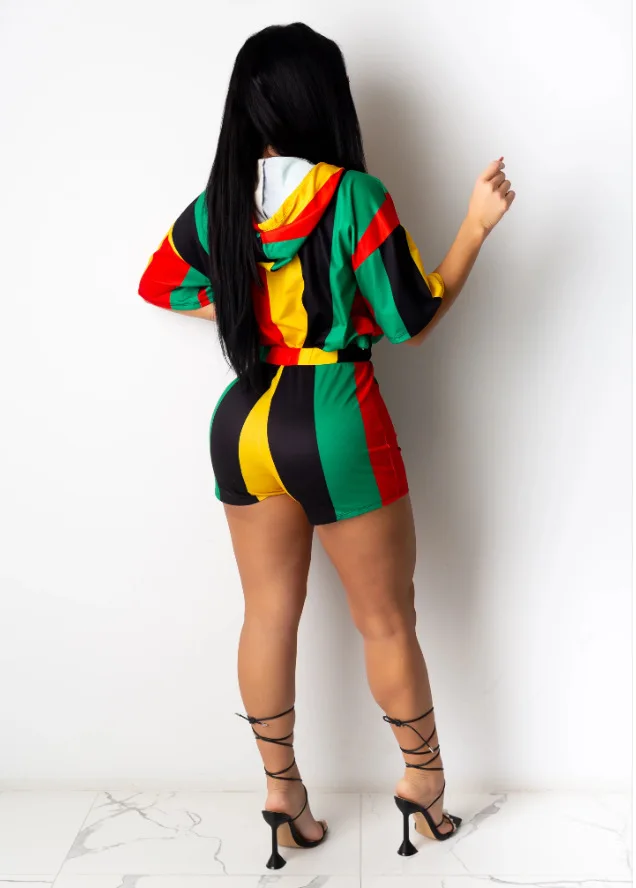 

2021 spring new fashion letter print sport two piece casual o-neck short sleeve T-shirt and shorts women's suit