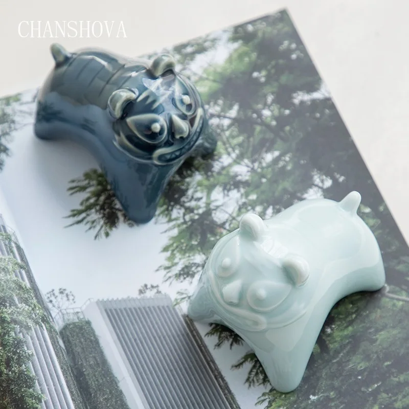 CHANSHOVA Традиционный китайский стиль тигровый чай ручной работы животное