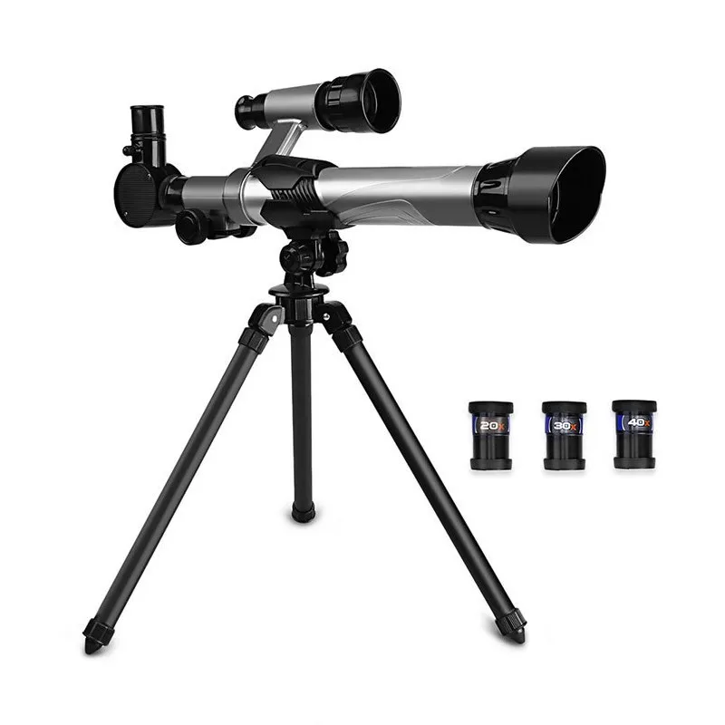 

Monocular Astronomical Telescope Refractive Space Telescope Outdoor Travel Spotting Scope With Tripod 20x 30x 40x Eyepiece