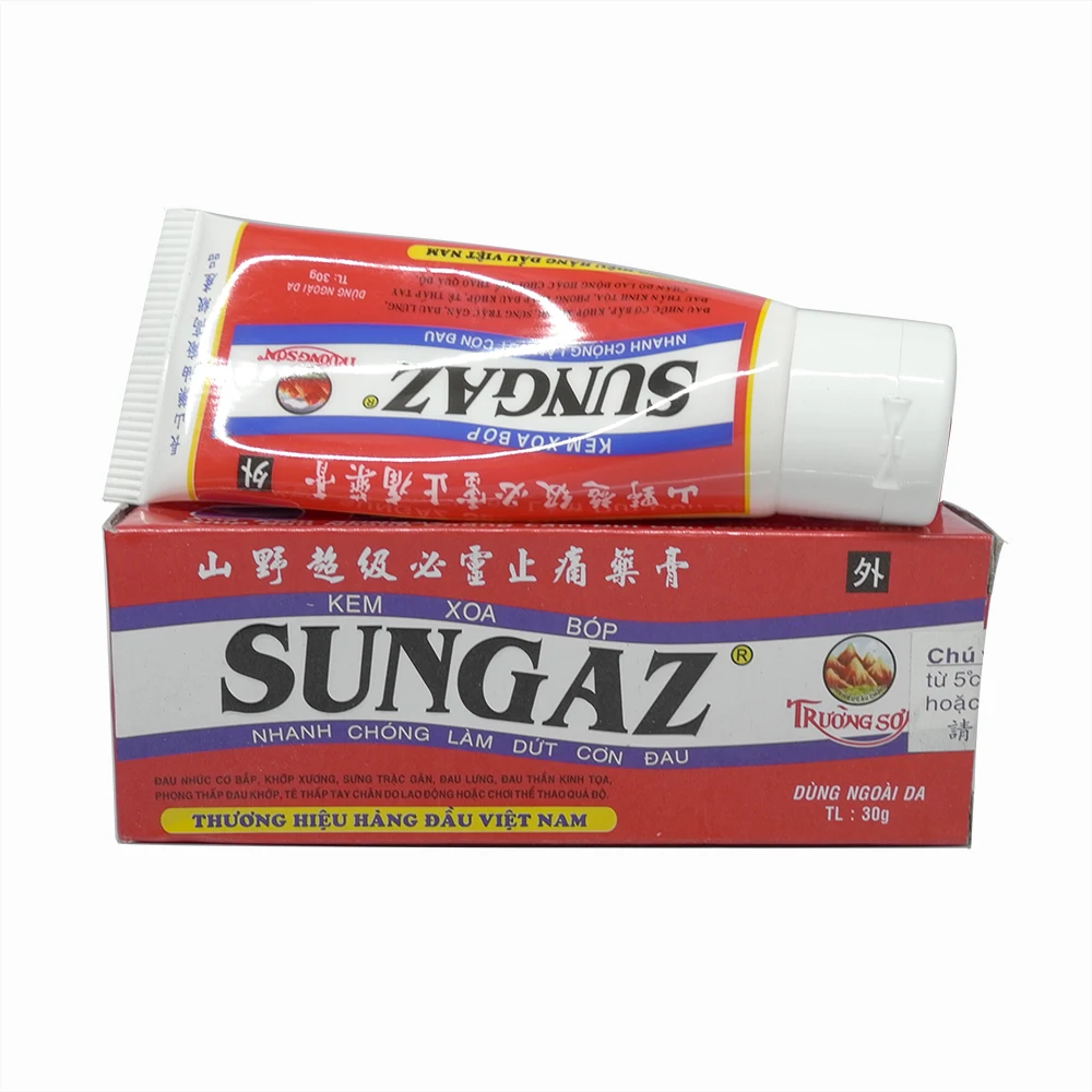 Вьетнам Sungaz Sprain для плеч, шеи, головы, живота, талии, рук и ног боли. Расслабьте все тело 30 г/шт