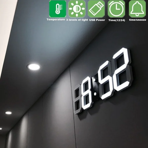 2 шт. настольные электронные часы 8 дюймов | Дом и сад