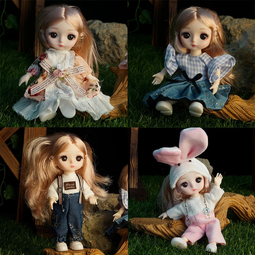 Reborn 13 подвижных шарнирных кукол 16 см сюрприз кукла Blyth куклы игрушки детская BJD