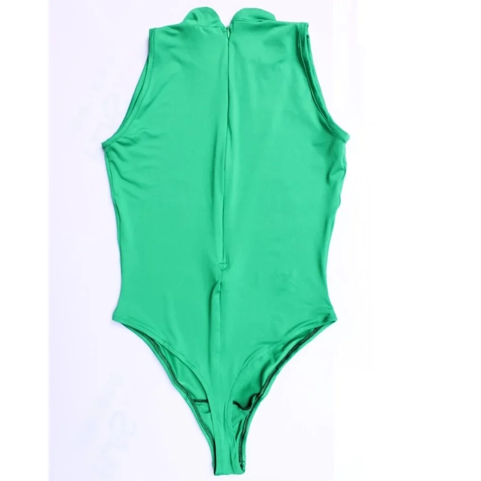 Сексуальное цельное боди купальник с высоким вырезом стринги трико эротическое