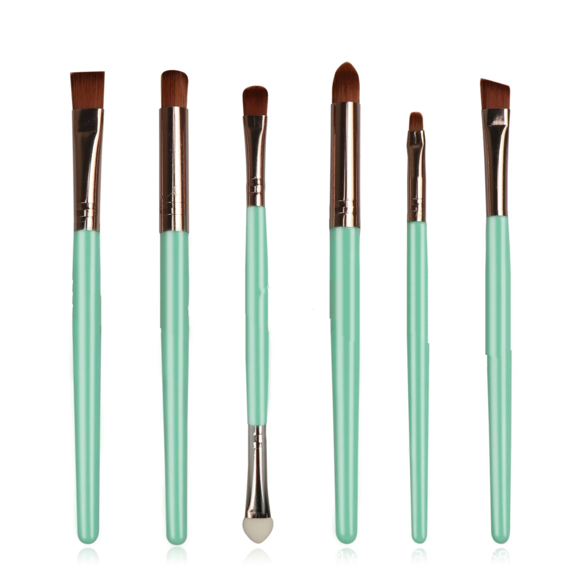 6 шт. супер мягкие кисти для теней набор кистей макияжа блендер глаз румяна бровей