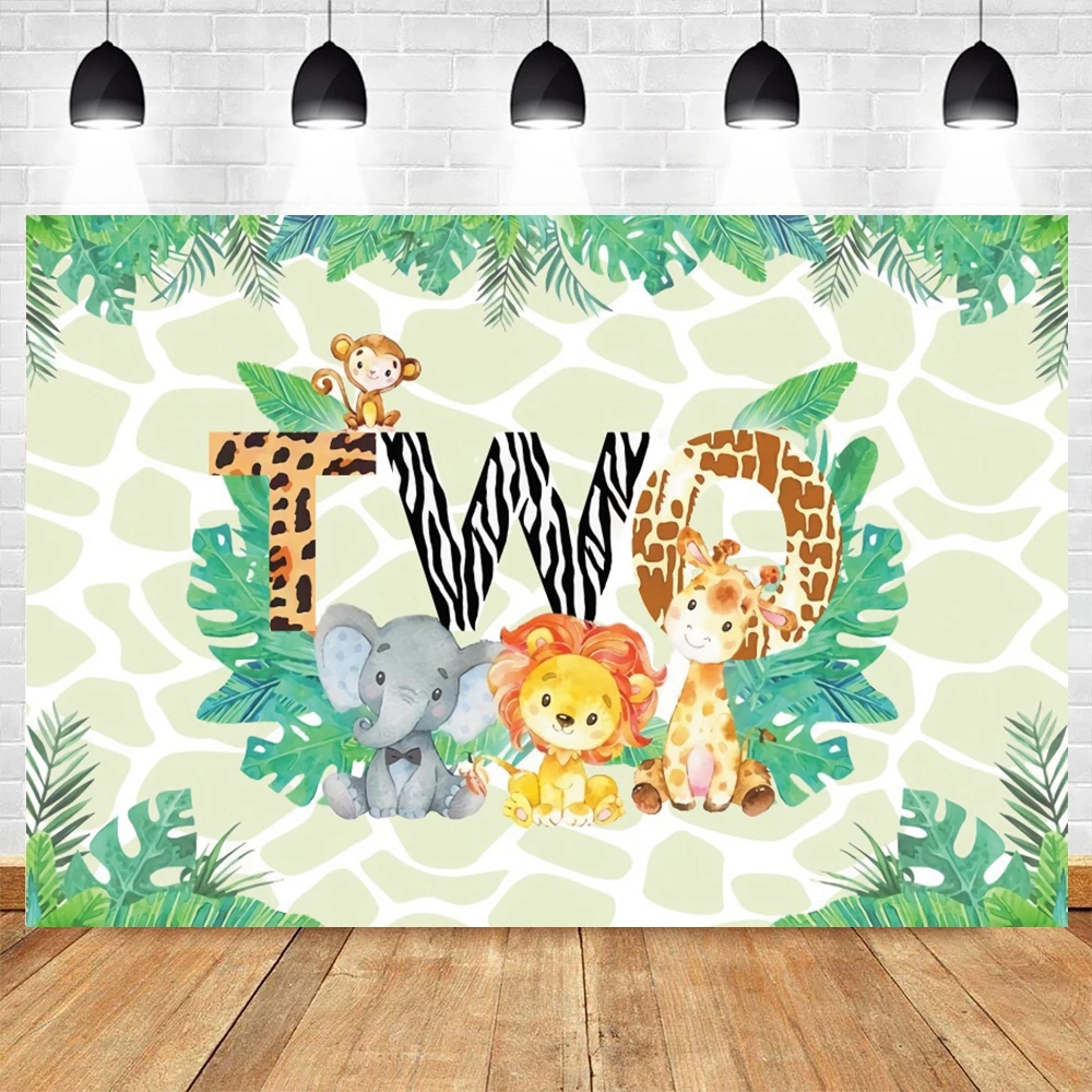 

Jungle Forest Newborn Baby Shower Boy Birthday Party Safari Party Wild Animal Backdrop Photographic Photography Background Prop