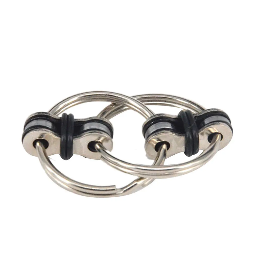 

2021 New Decompression Gifts Chain Fidget Toy Hand Spinners Key Ring Sensory Toys Stress Relieve Adhd Top