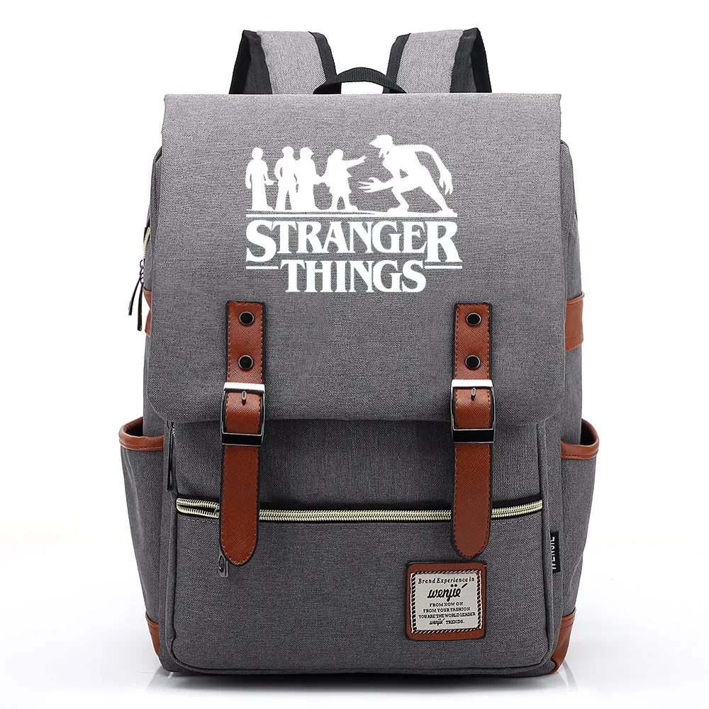 Модная детская школьная сумка Demogorgon с пряжкой для сериала очень странные дела
