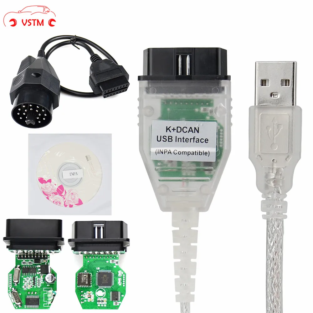 Для B MW INPA K может к dcan USB OBD2 Интерфейс Ediabas для с 20pin разъем| |