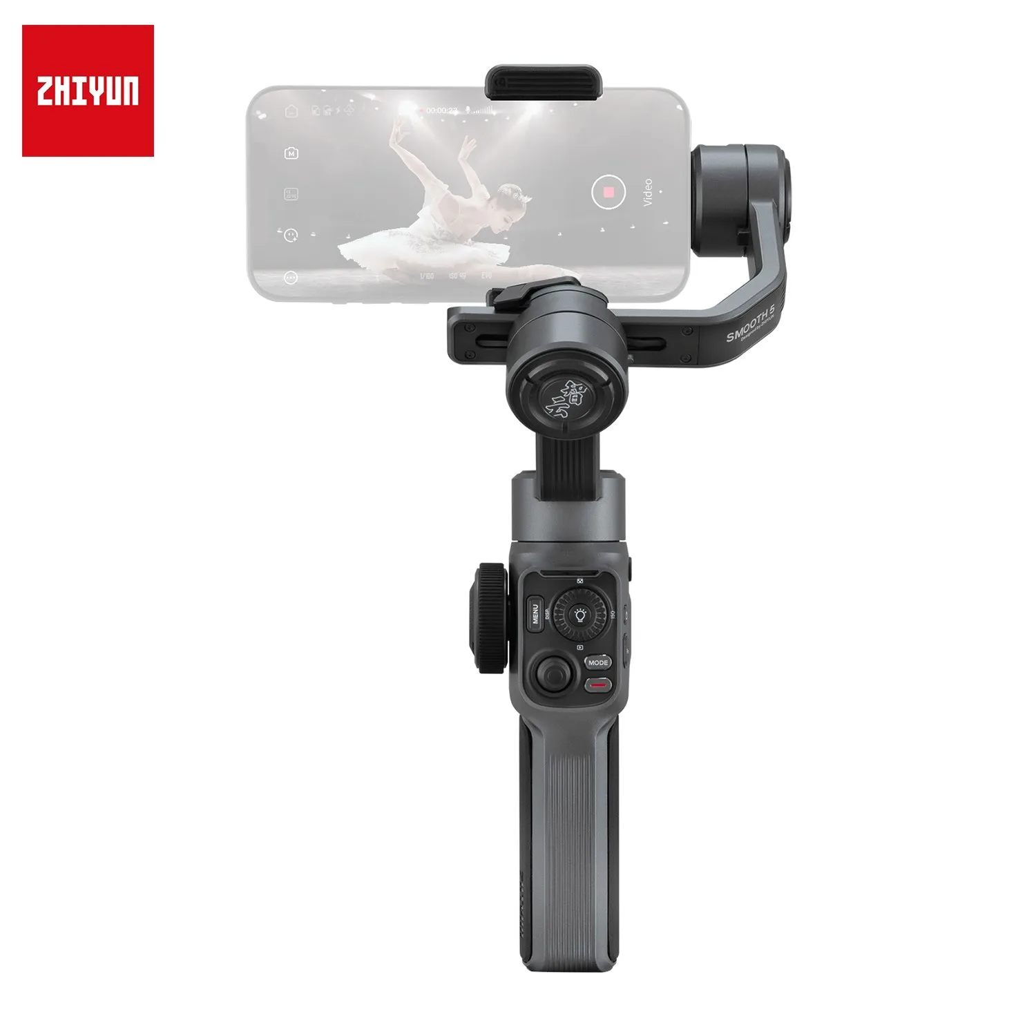 

Zhiyun Smooth 5 X2 Smartphone 3-Axis Handheld Gimbal Stabilizer for iPhone Android Cell Phone Samsung Magnetic Mini LED light