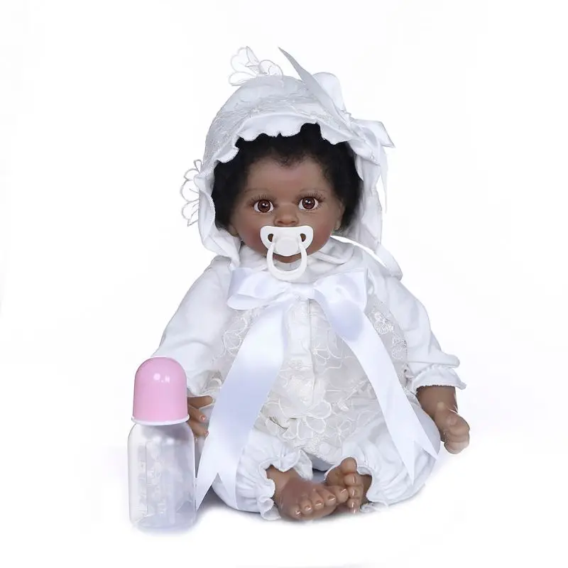 

55cm Realistic Doll Full Soft Vinyl Toddler Babies Lifelike Princess Girl Accompany Dog Toy Birthday Christmas Gifts