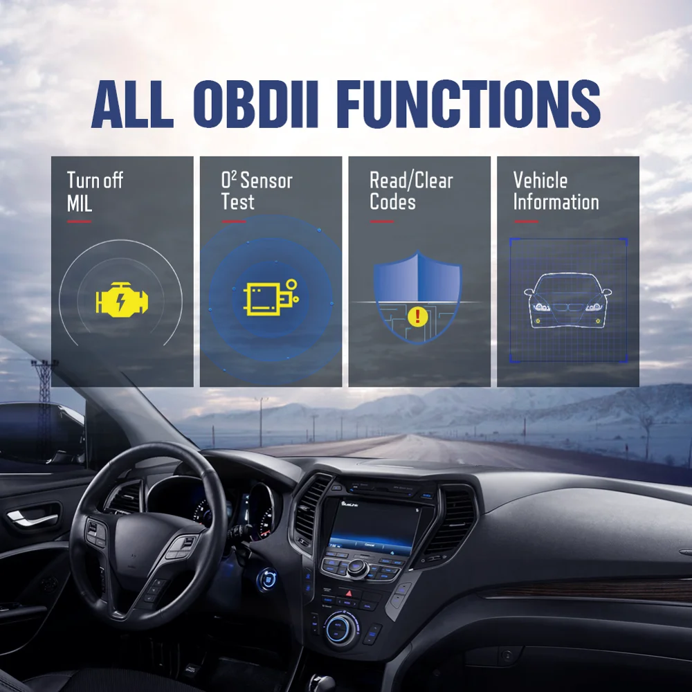 THINKOBD 100 OBD2 считыватель кодов неисправности двигателя автомобиля MIL выключить
