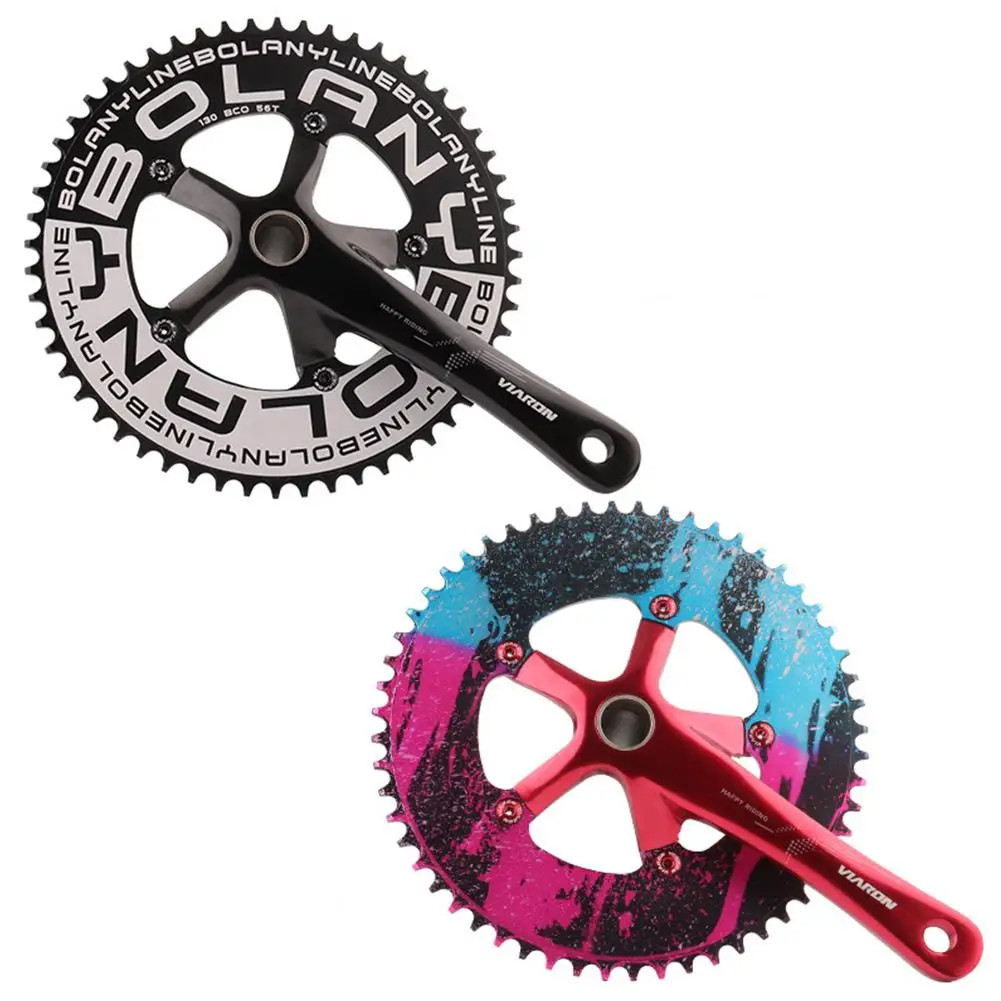 Велосипедов велосипедная Звездочка велосипеда передняя Алюминий сплав 130bcd 56t