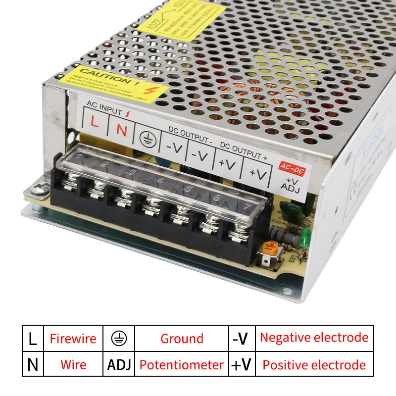 AC DC Питание 24V 36V Высокая Напряжение Трансформатор SMPS 220V 110V Вольт 1A 2A 3A 5A 6A 8A 15A 30A