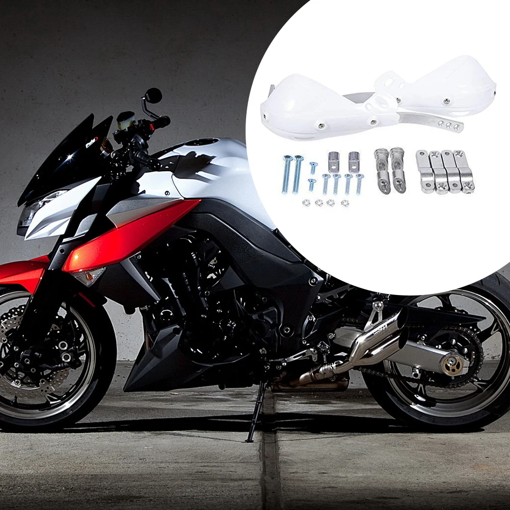 

2 Pcs Motorcycle Handle Guards Windproof Racing With Screws Durable Protective Decorative Aluminum Alloy Practical Universal