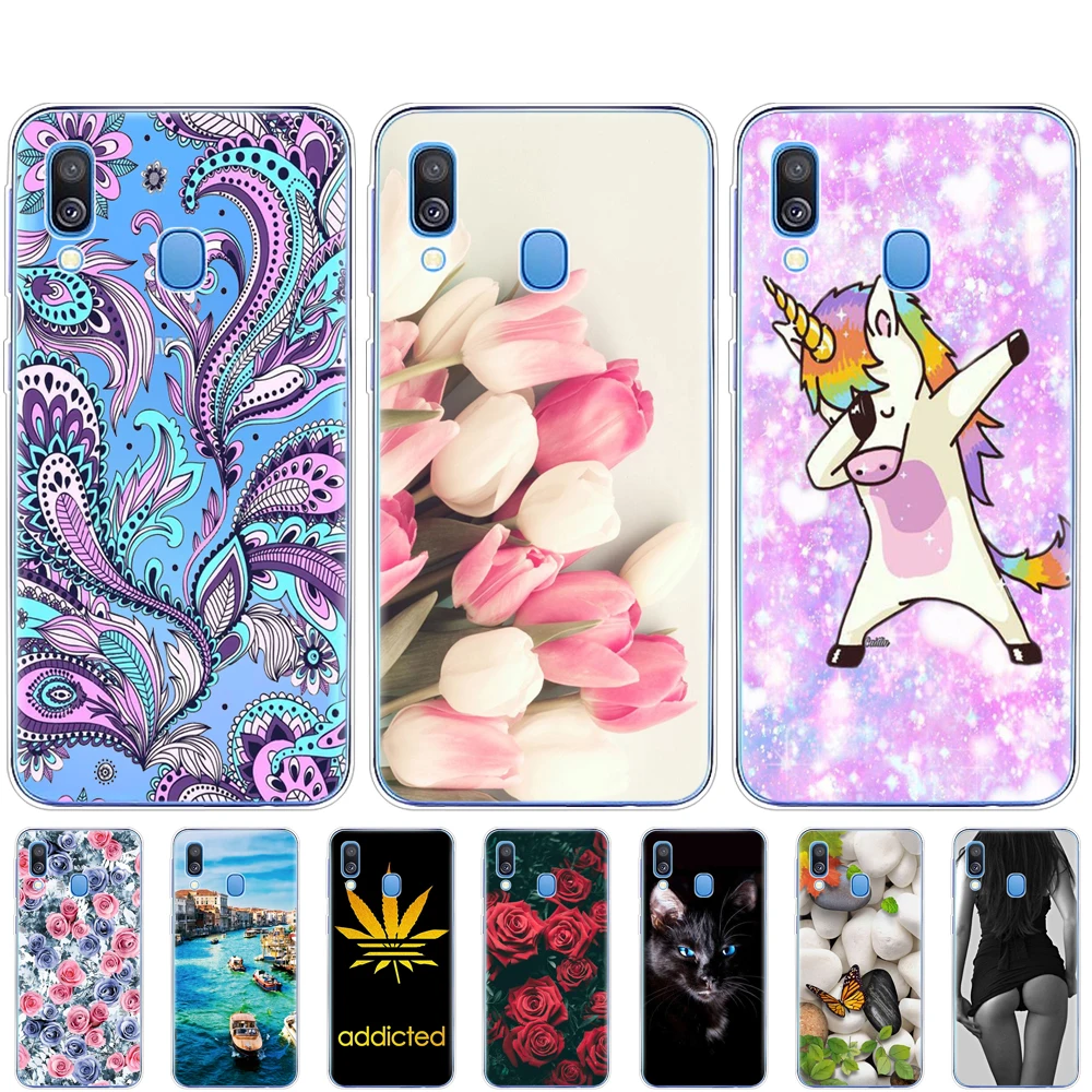 Для Samsung A40 чехол мягкий tpu силиконовый для Galaxy GalaxyA40 A 40 A405 SM A405F бампер|Бамперы| |