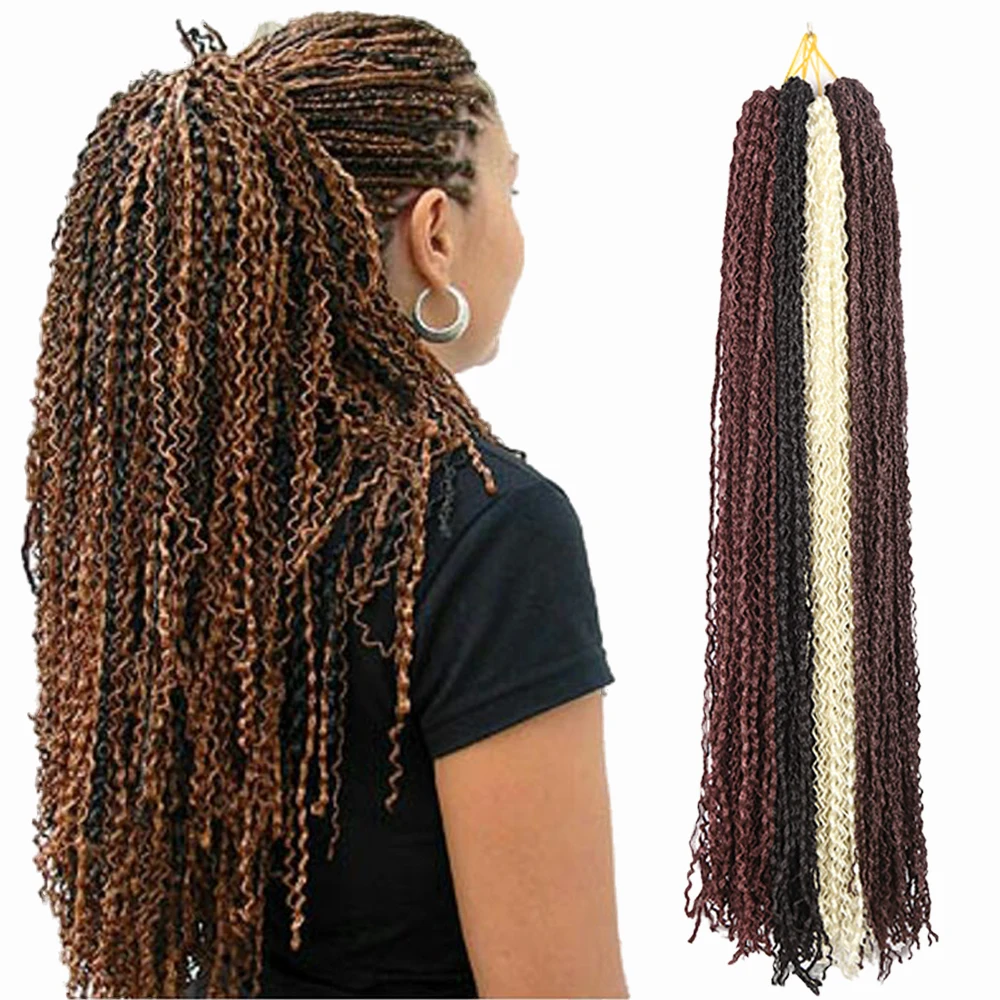 Длинные тонкие плетеные косички Amir Zizi синтетические удлинители волос светлые