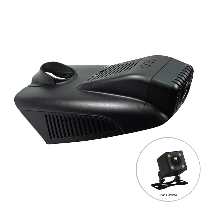 Dual lens-Black Novatek 96655 1080P WiFi приложение двойной Лен Автомобильный видеорегистратор для Mercedes Benz C200 CLS260 320 C180 C180L C200L GLC Автомобильный регистратор - Название цвета: Dual lens-Black