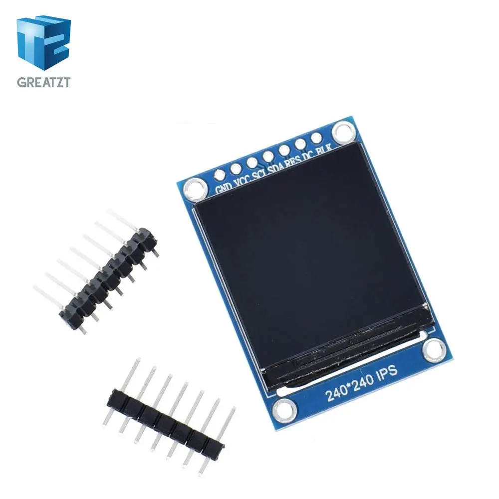 TFT дисплей 0,96/1,3 дюймов ips 7P SPI HD 65K полноцветный ЖК-модуль ST7735 Привод IC 80*160(не OLED) для Arduino