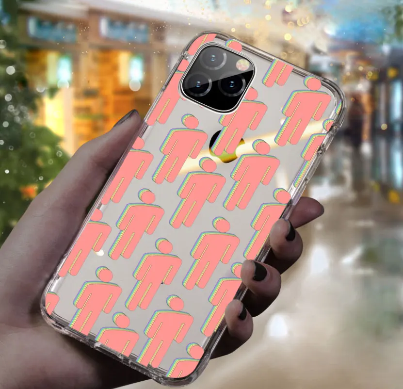 TPU A1055 Billie Eilish наклейки dont smile at me мультфильм чехол для телефона для iPhone 11 pro max 7 5S SE 6 6s 8 7 Plus X XR XS MAX Мягкий ТПУ чехол - Цвет: TPU A1055