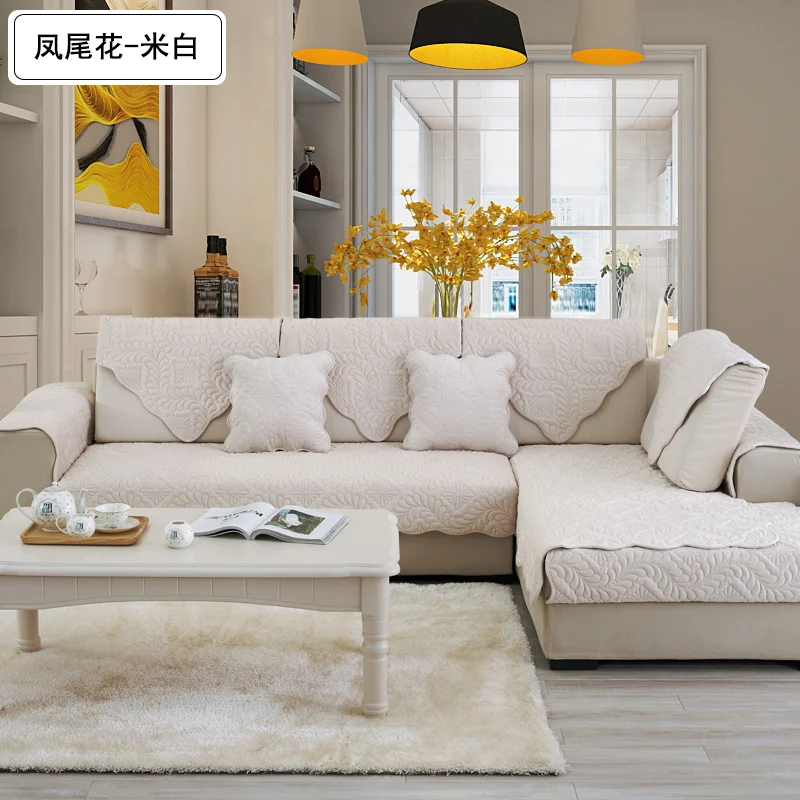 Плюшевый чехол для дивана подушка сиденья в европейском стиле всесезонное