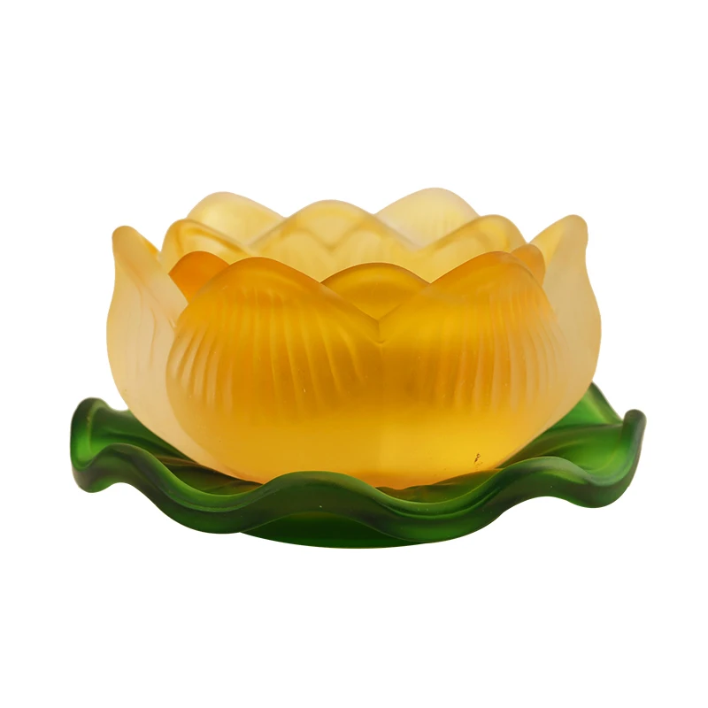 Золотой прозрачный Ретро подсвечник стеклянный стол золотой чайный