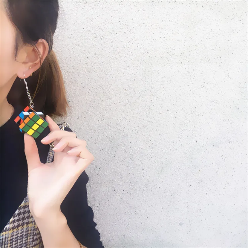 

Punk Earrings For Girls Korean Fashion New Arrival Cute Hooks Earring Aesthetic Handmade Jewelry Novelties 2020 Long Ear Rings