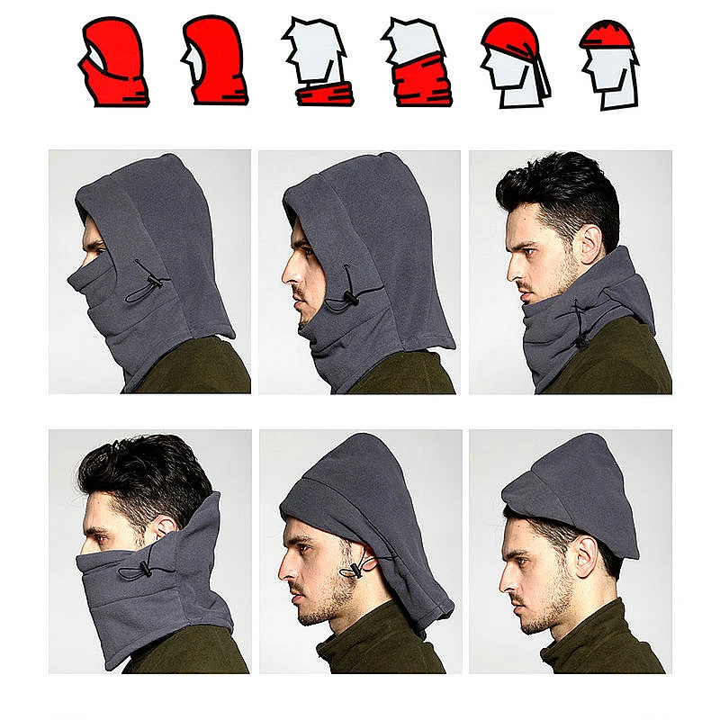 Мотоциклетная Балаклава Лыжная маска для лица шарф хомут тактическая