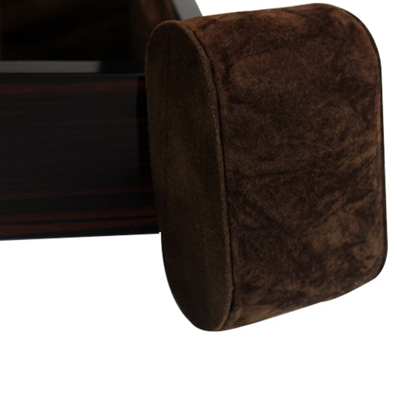 

Luxury 3 Slots Wooden Watch Display Case, Glass Topped Wooden Watch Display Case Watch Jewelry Organizer