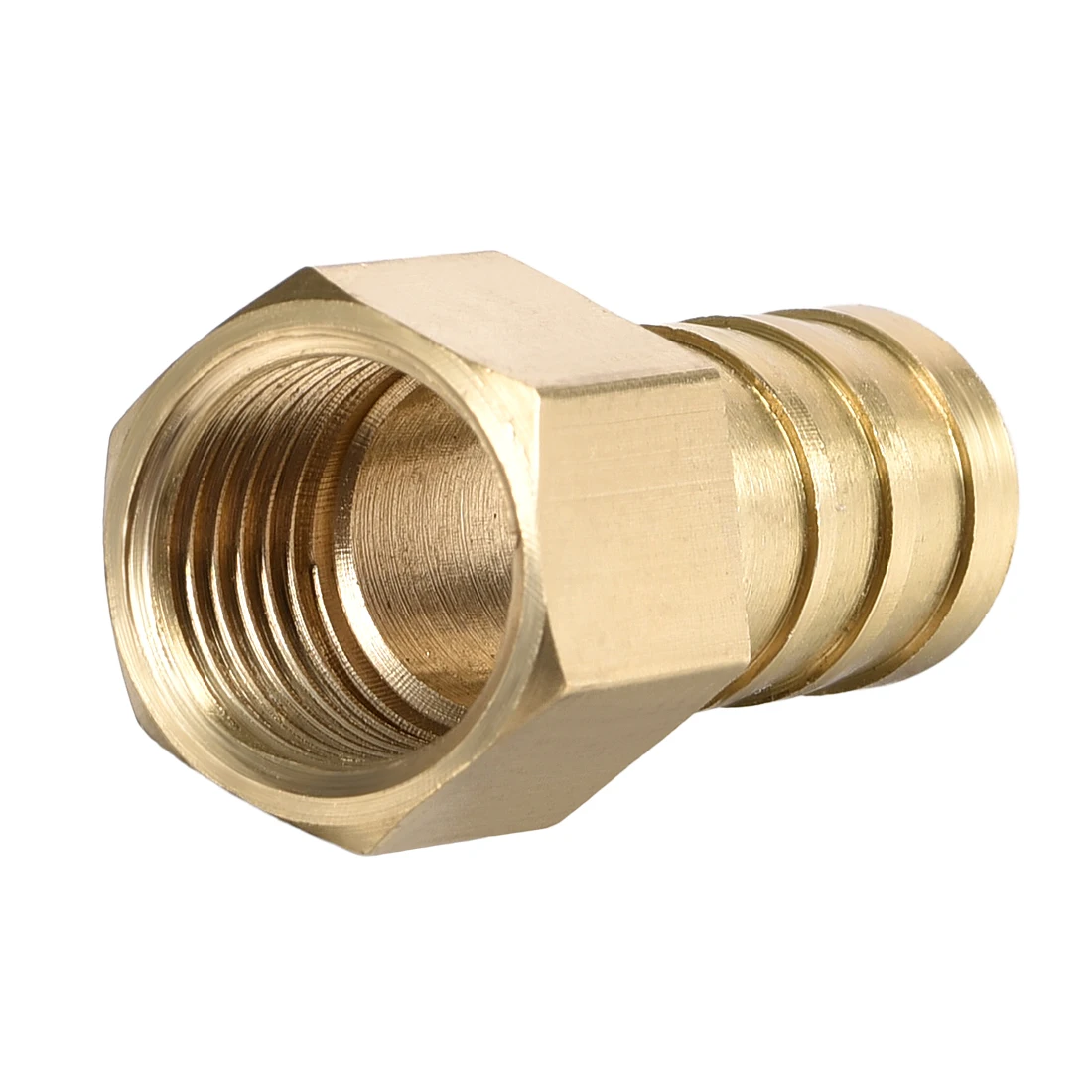 

uxcell 6pcs Brass Barb Hose Fitting Connector Adapter 12mm Barbed G1/4 Female Pipe connect lines for air water fuel oil etc