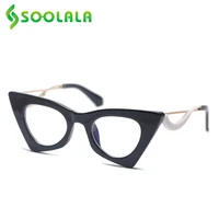 soolala prescription glasses irregular cat eye women myopia optical glasses frame eyeglasses anti blue light computer eyewear