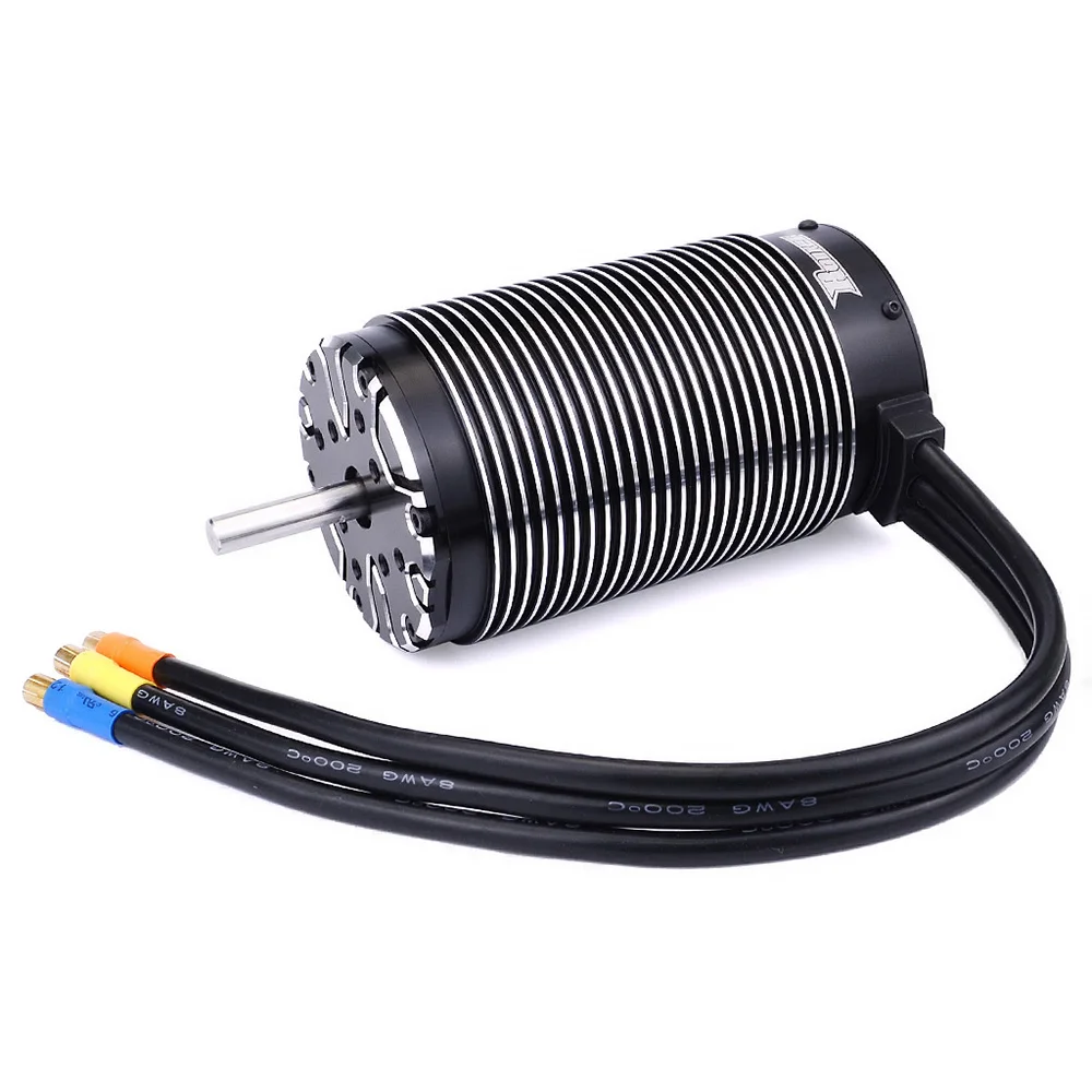 Motor sin escobillas Surpass Hobby ROCKET 70120, Motor sin sensor con disipador de calor Compatible con 1/4 1/5, piezas de veh&iacute;culos de Control remoto para coche de RC-1