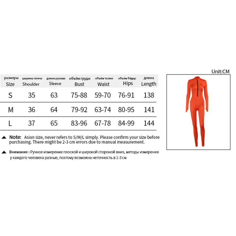 

Solid Turtleneck Full Sleeve Jumpsuits 2021 Autumn Winter Women Fitness Slim Rompers Zipper Long Bodysuit Skinny Jogger